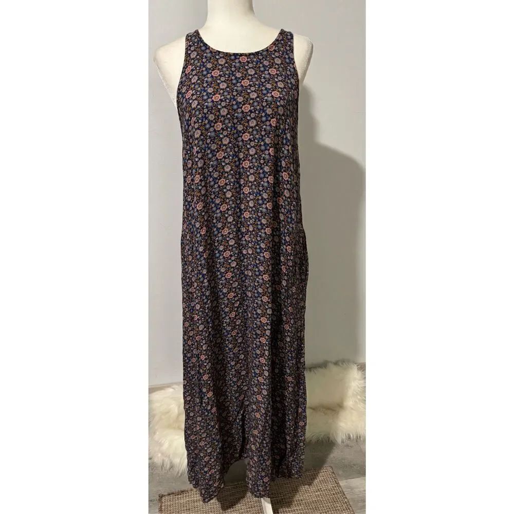 Natural Life floral print sleeveless dress XS/S